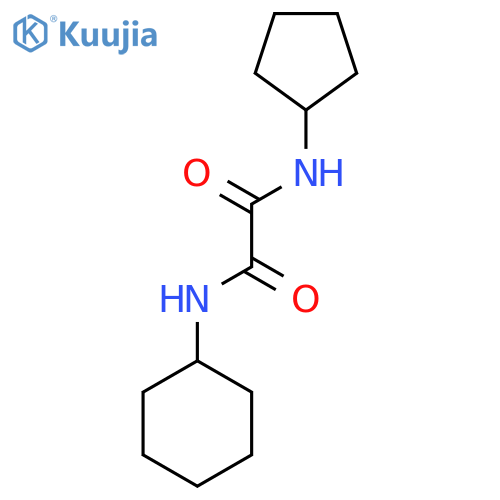 N'-cyclohexyl-N-cyclopentylethanediamide structure