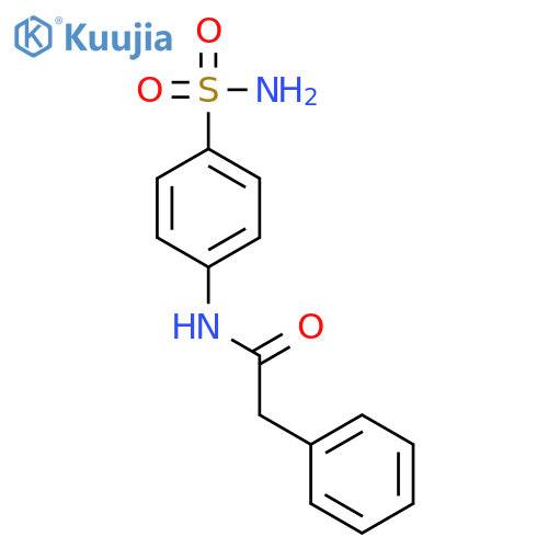 2-phenyl-N-(4-sulfamoylphenyl)acetamide structure
