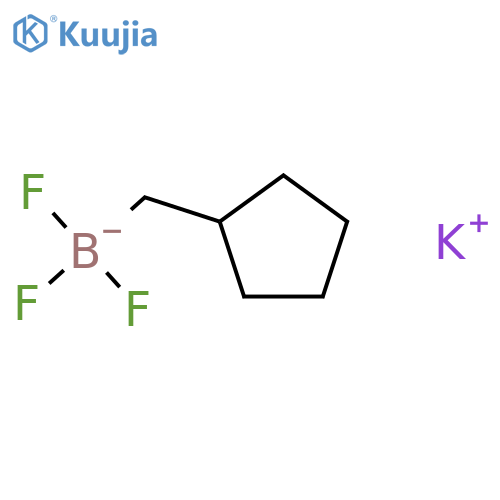 Potassium cyclopentylmethyltrifluoroborate structure