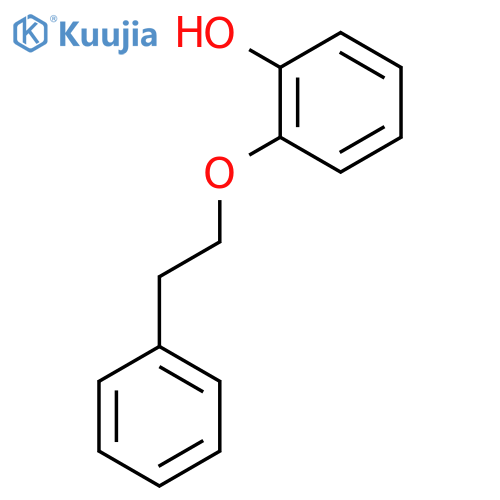 2-(2-phenylethoxy)phenol structure