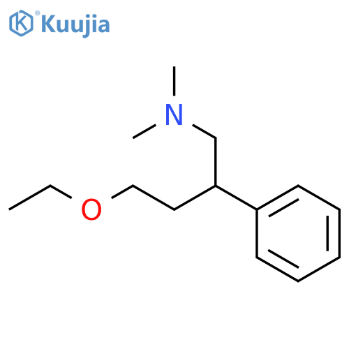 4-ethoxy-N,N-dimethyl-2-phenylbutan-1-amine structure