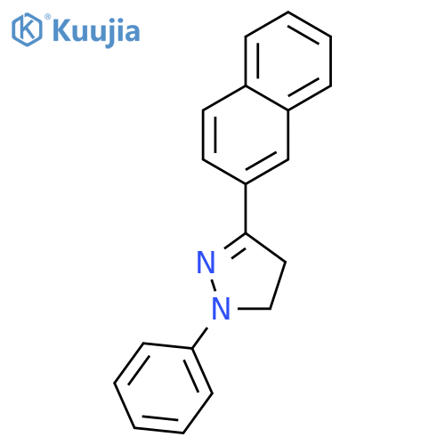 1H-Pyrazole,4,5-dihydro-3-(2-naphthalenyl)-1-phenyl- structure