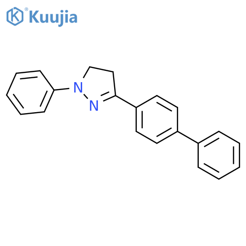 1H-Pyrazole, 3-[1,1'-biphenyl]-4-yl-4,5-dihydro-1-phenyl- structure
