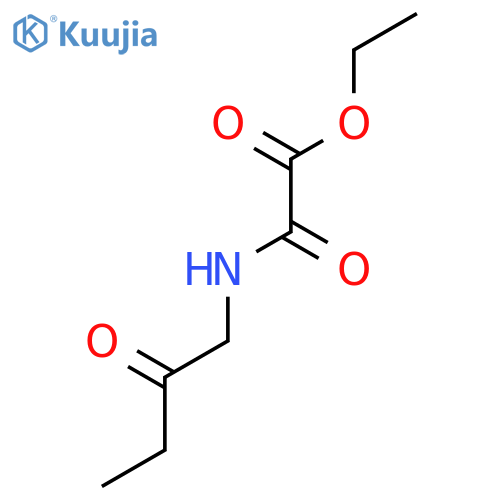Acetic acid, oxo[(2-oxobutyl)amino]-, ethyl ester structure