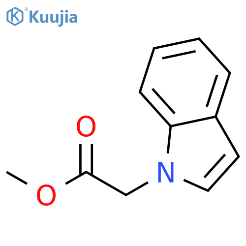 methyl 2-(1H-indol-1-yl)acetate structure