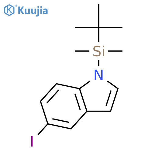 1-(tert-butyldimethylsilyl)-5-iodo-1H-indole structure