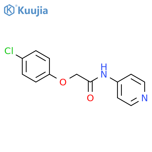 2-(4-chlorophenoxy)-N-(pyridin-4-yl)acetamide structure