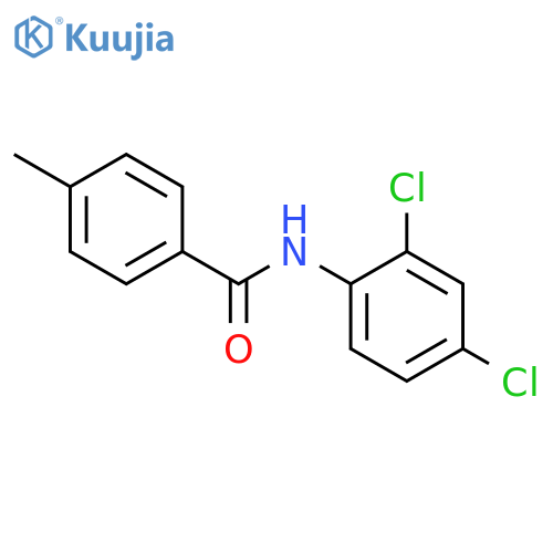 N-(2,4-dichlorophenyl)-4-methylbenzamide structure