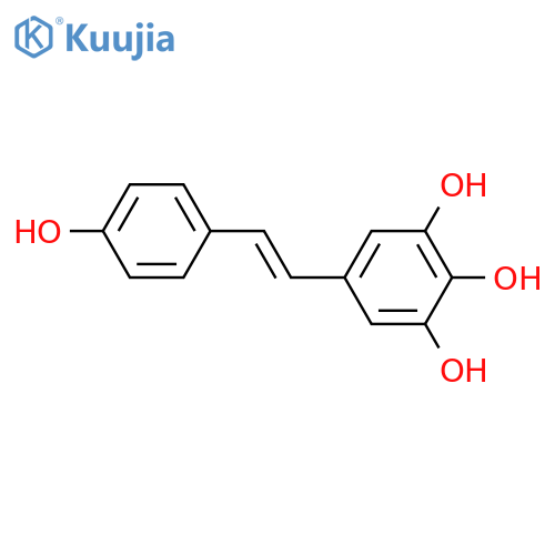 1,2,3-Benzenetriol,5-[(1E)-2-(4-hydroxyphenyl)ethenyl]- structure