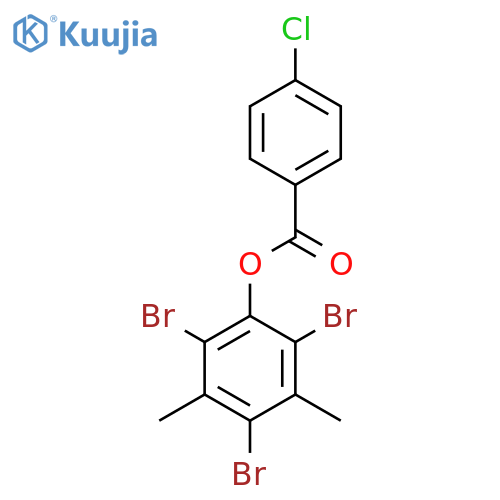 2,4,6-Tribromo-3,5-dimethylphenyl 4-chlorobenzenecarboxylate structure