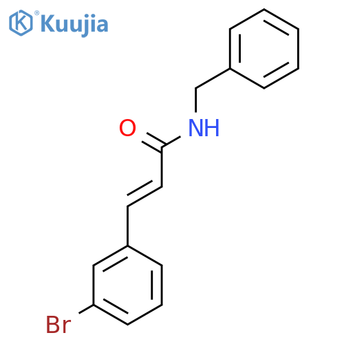 (2E)-N-Benzyl-3-(3-bromophenyl)prop-2-enamide structure