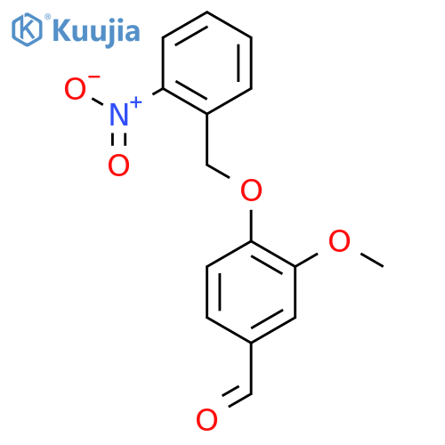 3-Methoxy-4-(2-nitrobenzyl)oxybenzaldehyde structure