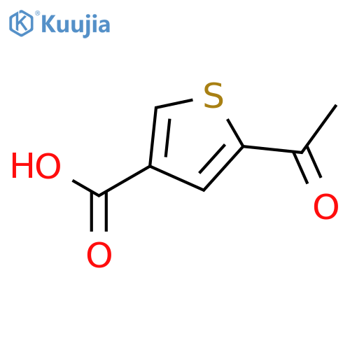 5-Acetylthiophene-3-carboxylic acid structure