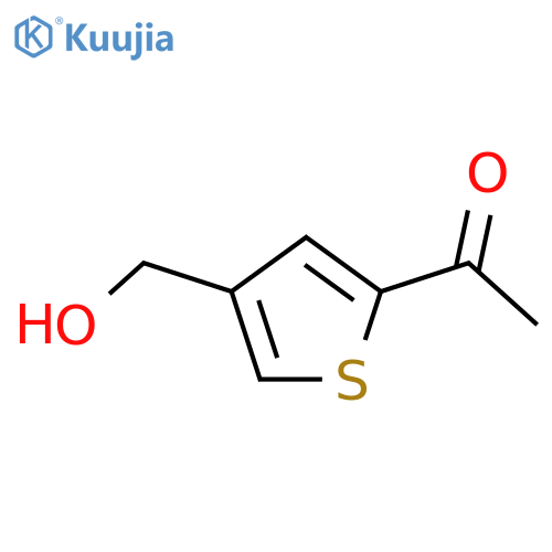 1-[4-(Hydroxymethyl)-2-thienyl]-1-ethanone structure