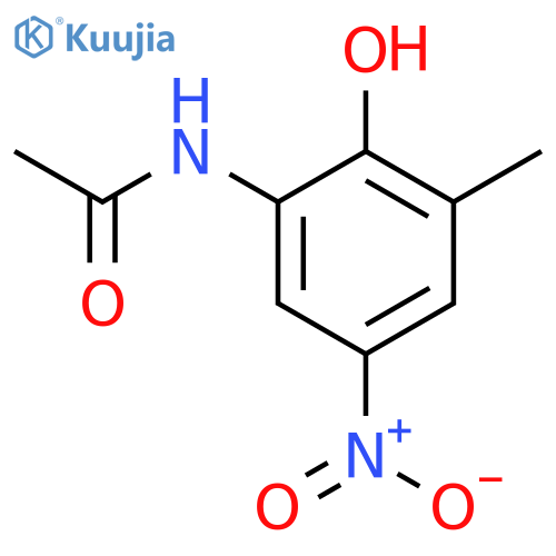 Acetamide,N-(2-hydroxy-3-methyl-5-nitrophenyl)- structure