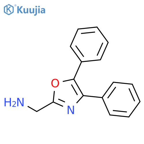 1-(4,5-diphenyl-1,3-oxazol-2-yl)methanamine structure