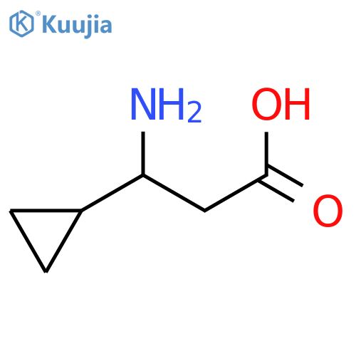 3-amino-3-cyclopropyl-propanoic acid structure