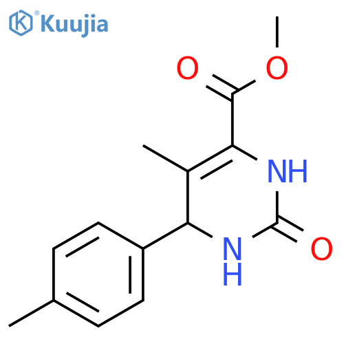 Methyl 5-methyl-4-(4-methylphenyl)-2-oxo-3,4-dihydro-1H-pyrimidine-6-carboxylate structure