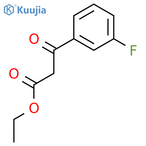 3-(3-Fluoro-phenyl)-3-oxo-propionic acid ethyl ester structure