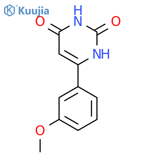 6-(3-Methoxyphenyl)pyrimidine-2,4(1H,3H)-dione structure