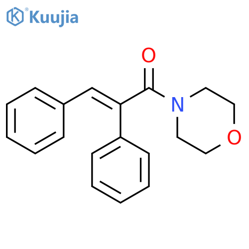 Morpholine, 4-(1-oxo-2,3-diphenyl-2-propenyl)- structure