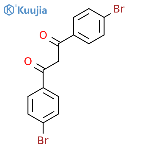 1,3-bis(4-bromophenyl)propane-1,3-dione structure