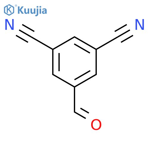 5-formylbenzene-1,3-dicarbonitrile structure