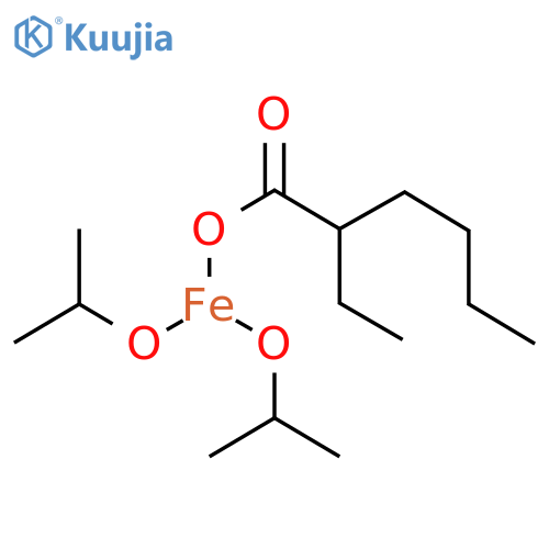 Iron(3+) 2-ethylhexanoate 2-propanolate (1:1:2) structure