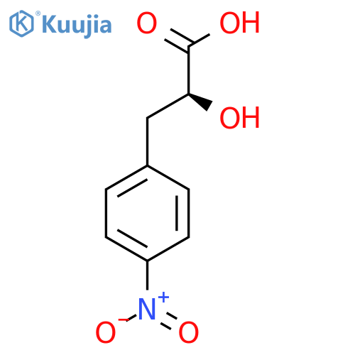 (S)-2-Hydroxy-3-(4-nitrophenyl)propanoic acid structure