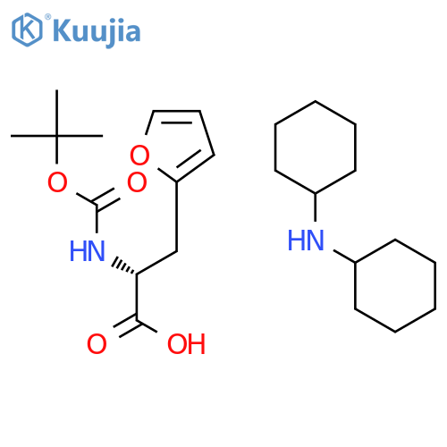 boc-d-2-furylalanine dcha salt structure