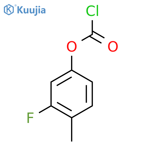 3-fluoro-4-methylphenyl chloroformate structure