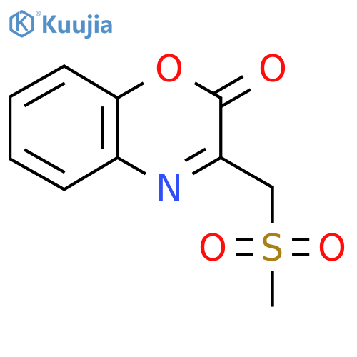 3-(Methylsulfonylmethyl)-1,4-benzoxazin-2-one structure