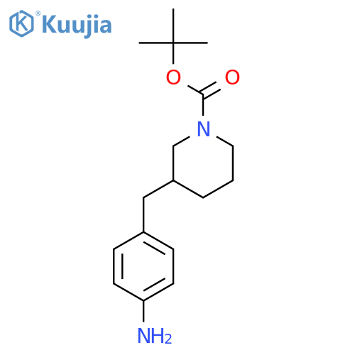 Tert-Butyl 3-(4-Aminobenzyl)Piperidine-1-Carboxylate structure