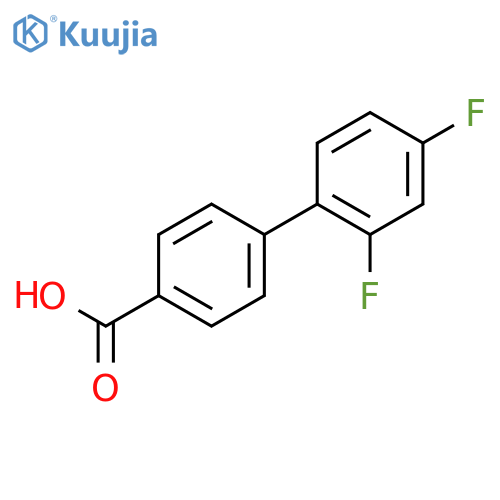 4-(2,4-Difluorophenyl)benzoic acid structure