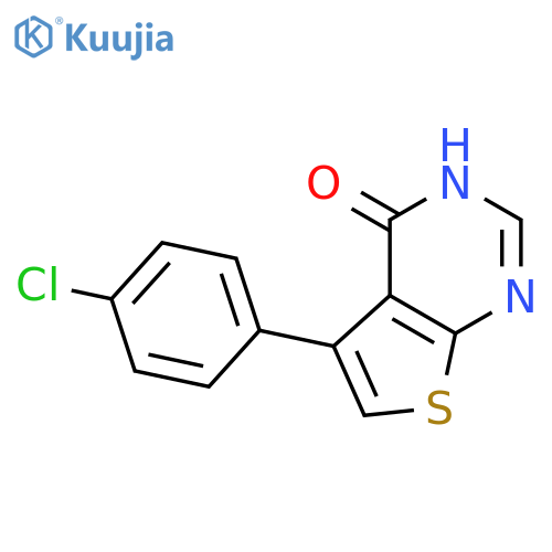 5-(4-Chlorophenyl)-3H,4H-thieno2,3-dpyrimidin-4-one structure