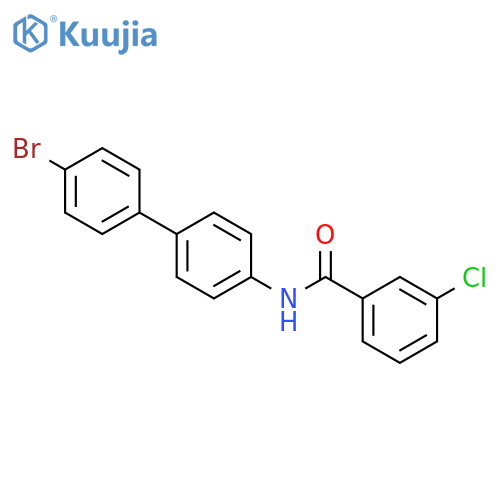 N-(4'-Bromo-biphenyl-4-yl)-3-chloro-benzamide structure