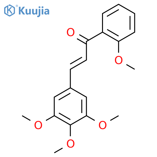 (2E)-1-(2-Methoxyphenyl)-3-(3,4,5-trimethoxyphenyl)prop-2-en-1-one structure