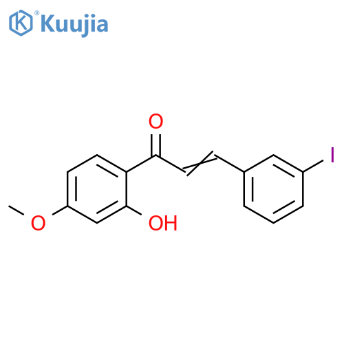 2-Propen-1-one, 1-(2-hydroxy-4-methoxyphenyl)-3-(3-iodophenyl)- structure
