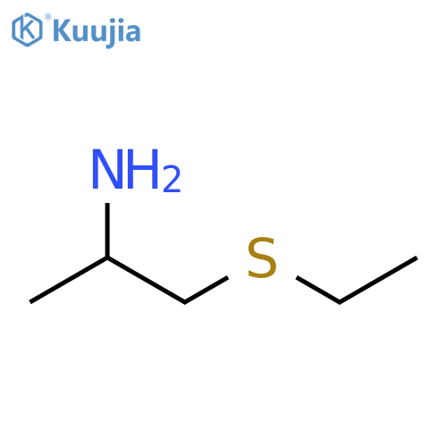 1-(ethylsulfanyl)propan-2-amine structure