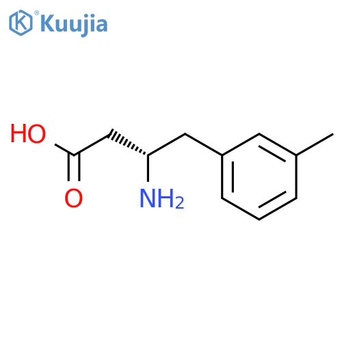 (S)-3-Amino-4-(m-tolyl)butanoic acid hydrochloride structure