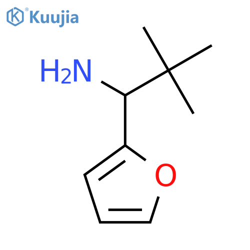 1-(Furan-2-yl)-2,2-dimethylpropan-1-amine structure
