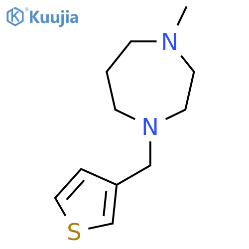 1-methyl-4-(thiophen-3-yl)methyl-1,4-diazepane structure