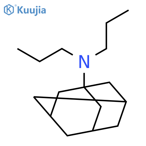 Tricyclo[3.3.1.13,7]decan-1-amine, N,N-dipropyl- structure