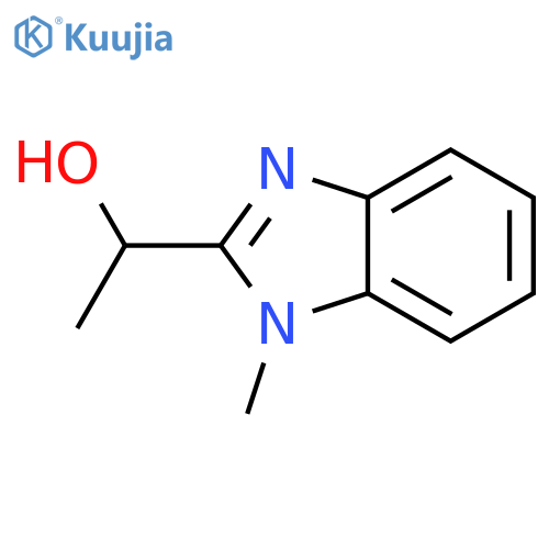 1-(1-methyl-1H-1,3-benzodiazol-2-yl)ethan-1-ol structure