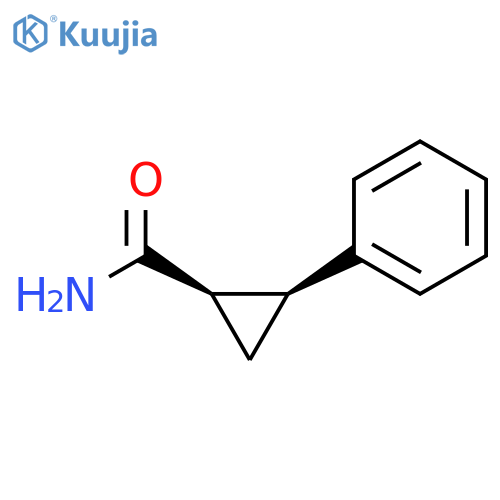 Cyclopropanecarboxamide,2-phenyl-, (1R,2S)- structure