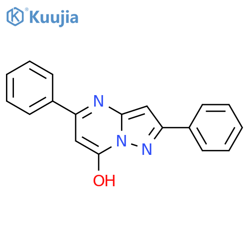 2,5-Diphenyl-7-hydroxypyrazolo[1,5-a]pyrimidine structure