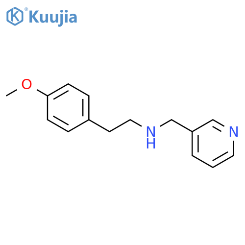 2-(4-Methoxyphenyl)-N-(pyridin-3-ylmethyl)ethanamine structure