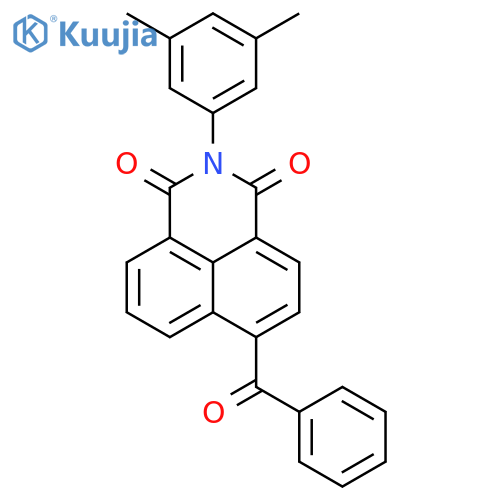 10-benzoyl-3-(3,5-dimethylphenyl)-3-azatricyclo7.3.1.0^{5,13}trideca-1(13),5,7,9,11-pentaene-2,4-dione structure