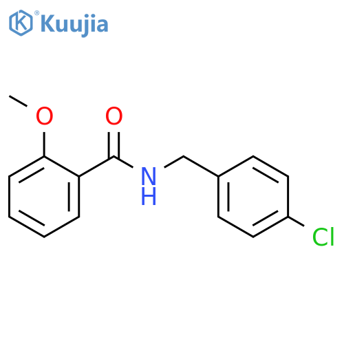 N-(4-Chlorobenzyl)-2-methoxybenzamide structure