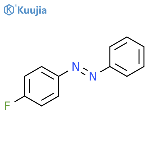 Diazene, (4-fluorophenyl)phenyl-, (E)- structure